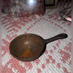 Cast Iron Smelting Ladle Antique ✨
